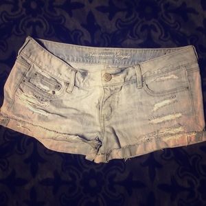 American eagle jean shorts